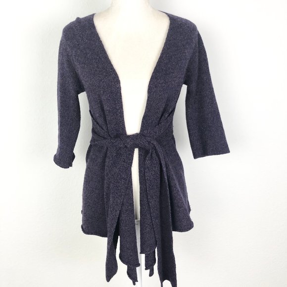 Anthropologie Canary Graceful Point Wool Cardigan - Picture 1 of 4